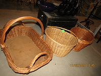 3 rieten manden - afbeelding 1 van  3