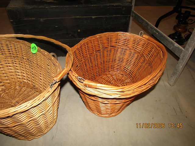 3 rieten manden - afbeelding 3 van  3