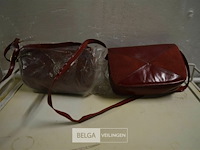 3 rode handtassen - afbeelding 1 van  3