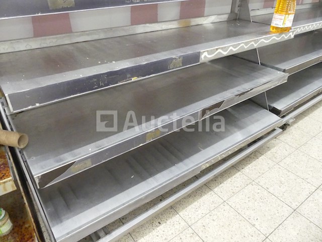 3 roestvrijstalen planken op wielen - afbeelding 1 van  7