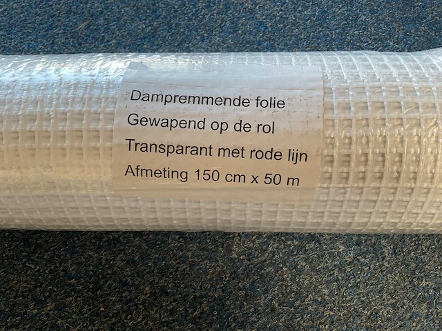 3 rollen damp remmende gewapende folie 75 m2 - afbeelding 2 van  3