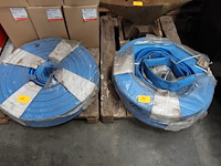 3 rollen waterdarm (2 rollen diameter 50, 1 rol diameter 100)