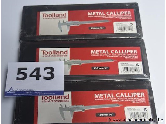 3 schuifmaten toolland 150mm - afbeelding 2 van  2
