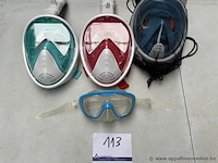 3 scuba brillen - afbeelding 1 van  3