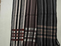 3 sjaals div. kleuren l=160cm, br=24cm - afbeelding 2 van  2