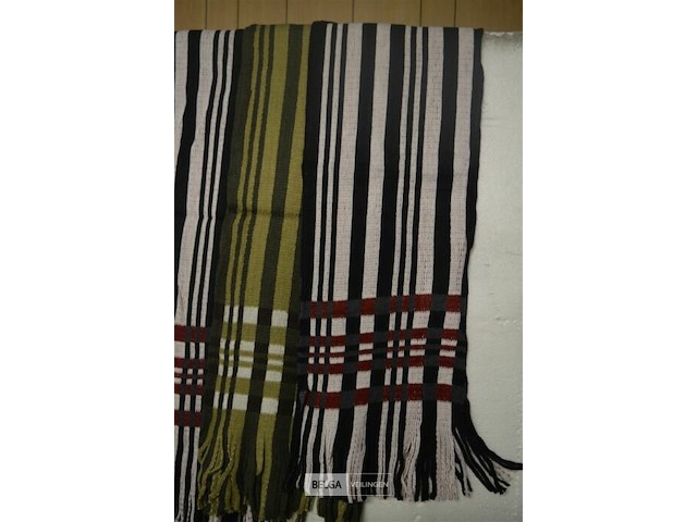 3 sjaals div. kleuren l=160cm, br=24cm - afbeelding 2 van  3