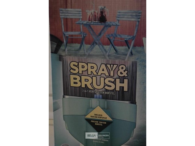 3 spray &brush 2in1 verfspuit en borstel - afbeelding 2 van  4