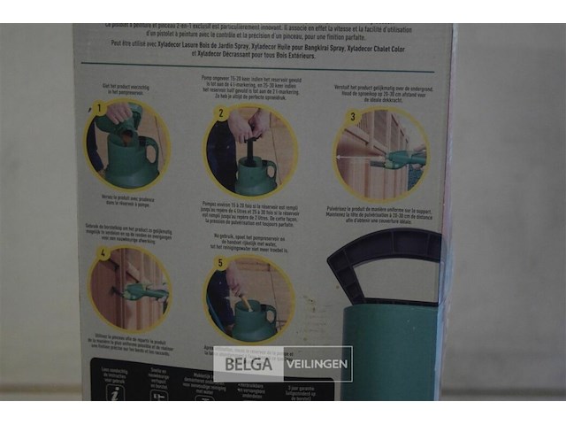 3 spray &brush 2in1 verfspuit en borstel - afbeelding 3 van  4