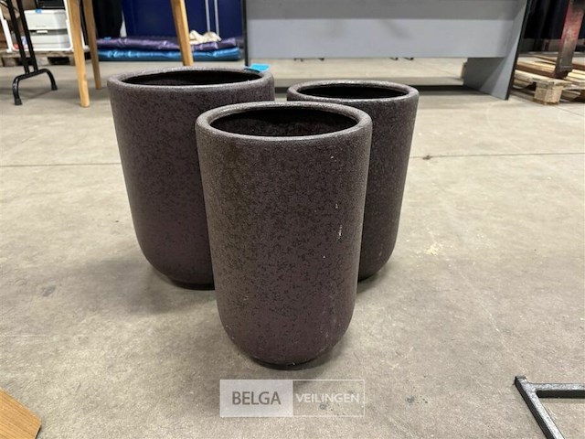 3 stenen potten - afbeelding 4 van  4