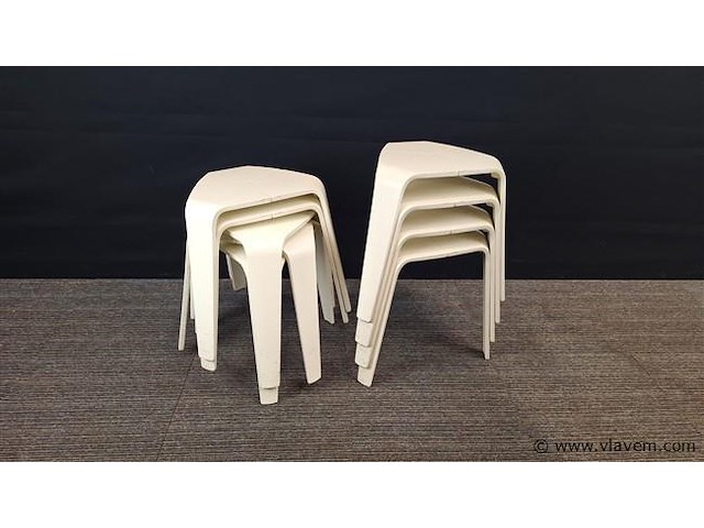 3 stuks design bijzetkruk brunner - afbeelding 2 van  7