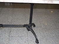 3 tafeltjes op ijzeren voet 120x80x73 cm - afbeelding 2 van  3