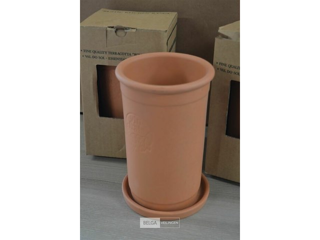 3 terracota wijnkoelers - afbeelding 2 van  4