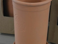 3 terracota wijnkoelers - afbeelding 3 van  4