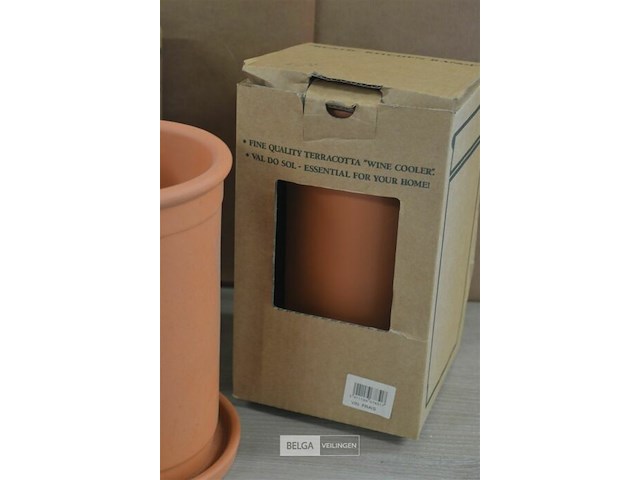 3 terracota wijnkoelers - afbeelding 4 van  4
