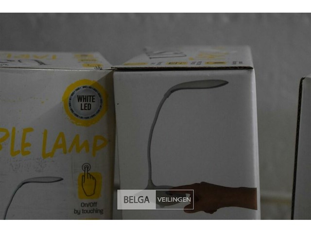 3 usb tafellamp white led - afbeelding 3 van  3