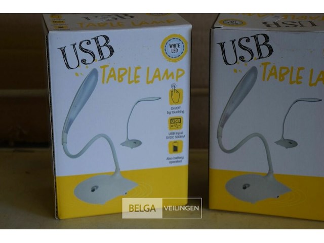 3 usb tafellamp - afbeelding 2 van  2
