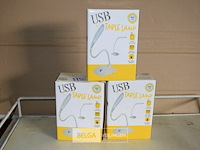3 usb tafellampen