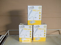 3 usb tafellampen