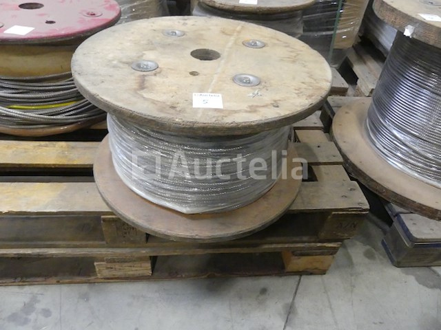 3 vaten met roestvrijstalen kabel - afbeelding 2 van  8