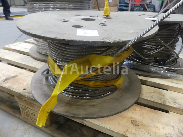 3 vaten met roestvrijstalen kabel - afbeelding 1 van  8