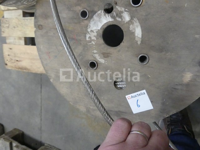 3 vaten met roestvrijstalen kabel - afbeelding 7 van  8