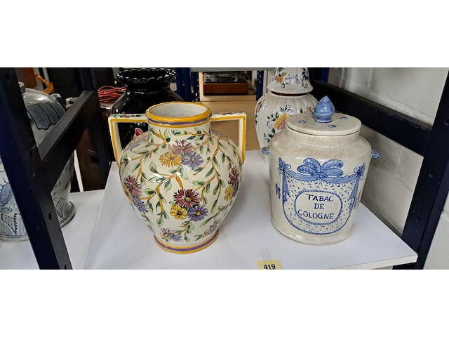 3 vazen en 1 tabakspot - afbeelding 1 van  2