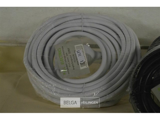 3 verlengsnoeren 2x5m, 1x10m - afbeelding 2 van  4