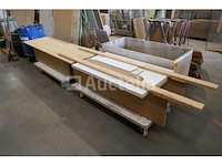 3 verrijdbare houten bakken - afbeelding 1 van  7