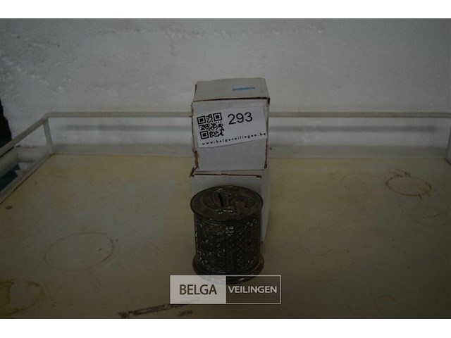 3 verzilverde spaarpotjes - afbeelding 1 van  4