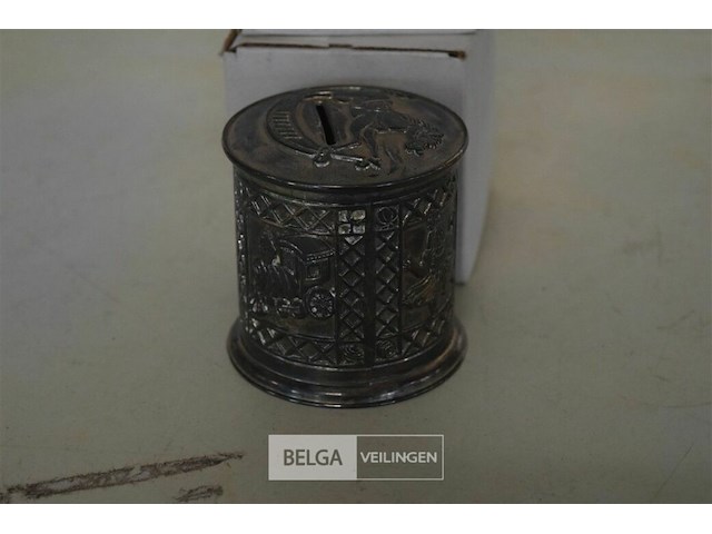 3 verzilverde spaarpotjes - afbeelding 2 van  4