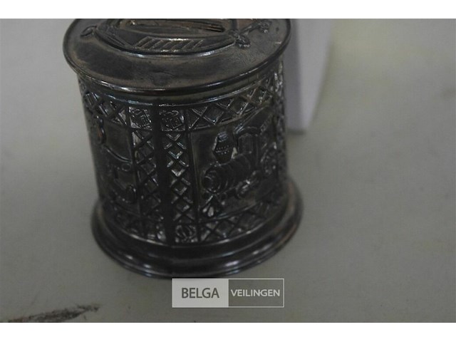 3 verzilverde spaarpotjes - afbeelding 3 van  4