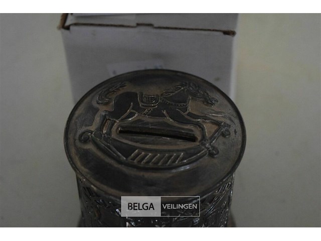 3 verzilverde spaarpotjes - afbeelding 4 van  4