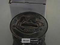 3 verzilverde spaarpotjes - afbeelding 4 van  4