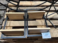 3 wandrekken, 2 bijzettafels - afbeelding 2 van  4