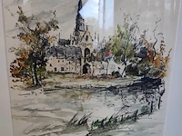 3 wandversieringen, autodesign schets louis visser - afbeelding 2 van  10