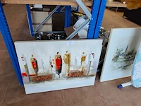 3 wandversieringen, autodesign schets louis visser