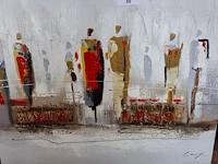 3 wandversieringen, autodesign schets louis visser - afbeelding 5 van  10