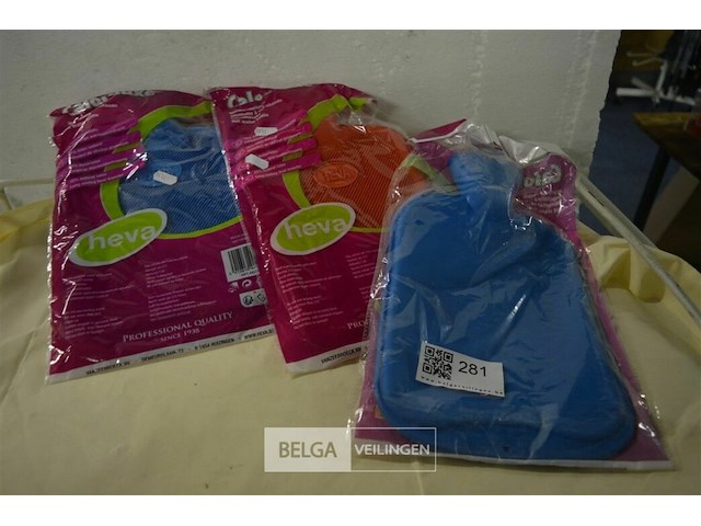 3 warmwaterkruik div kleuren - afbeelding 1 van  3