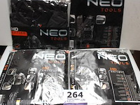 3 werkvesten, 1 werkgillet neo tools m l/52 - afbeelding 1 van  1