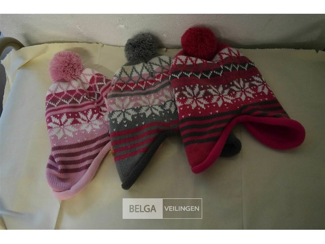 3 wintermutsen for kids - afbeelding 1 van  3