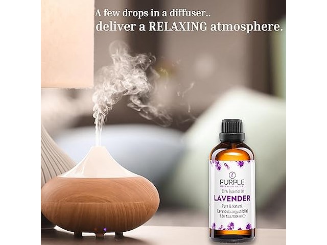 3 x 100ml lavendel essentiële olie - afbeelding 2 van  4