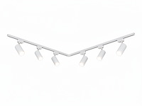 3 x 2 meter pro set railverlichting met 6 st 18w 4000k railspot - afbeelding 5 van  10