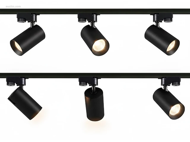 (3 x) 3 x 2 metre track system with 6 pcs track... - afbeelding 7 van  14