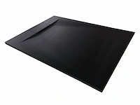 3 x 90x120cm smc douchebak - zwart
