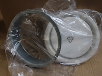 3 x afvoerventiel ø200 luxe in wit metaal - afbeelding 1 van  1