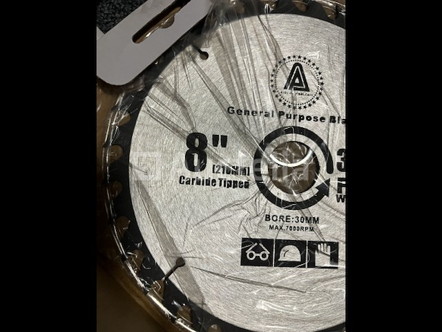 3 x all purpose zaagblad hout 210mm - afbeelding 1 van  4