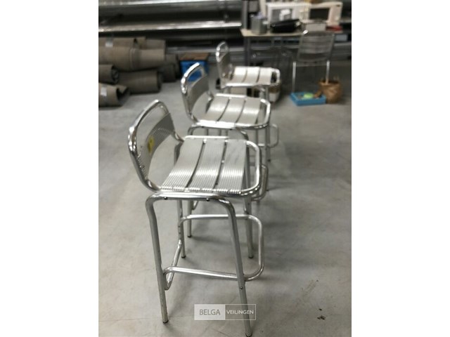 3 x alu barkruk - afbeelding 2 van  4