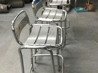 3 x alu barkruk - afbeelding 2 van  4