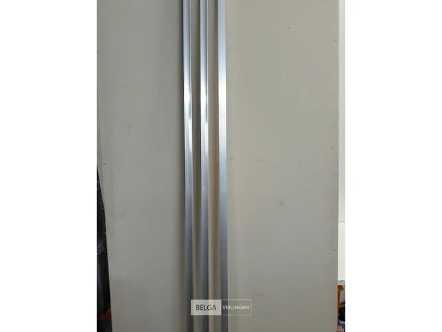 3 x aluminium profiel 2m 2x u 25mm + 1 x koker 25x25mm - afbeelding 1 van  3