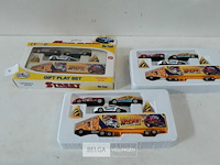 3 x auto-truck speelset 6-delig - afbeelding 2 van  3